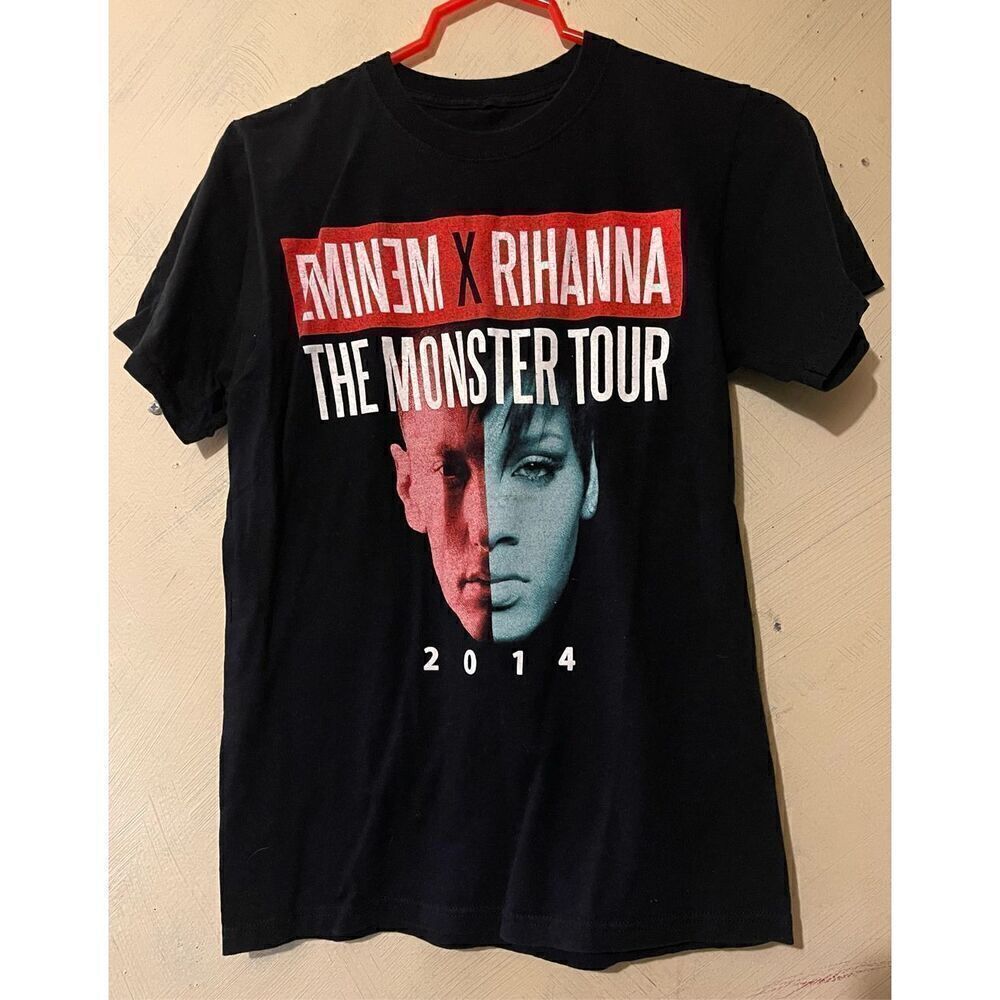 EMINEM X RIHANNA The Monster Tour 2014 Concert Tshirt Sz M